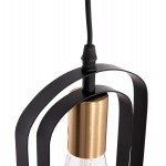 ΦΩΤΙΣΤΙΚΟ ΟΡΟΦΗΣ ΚΡΕΜΑΣΤΟ BIUT HM7528.11 ΜΑΥΡΟ ΜΕΤΑΛΛΟ-ΧΡΥΣΟ ΝΤΟΥΙ Φ23x139Υεκ.