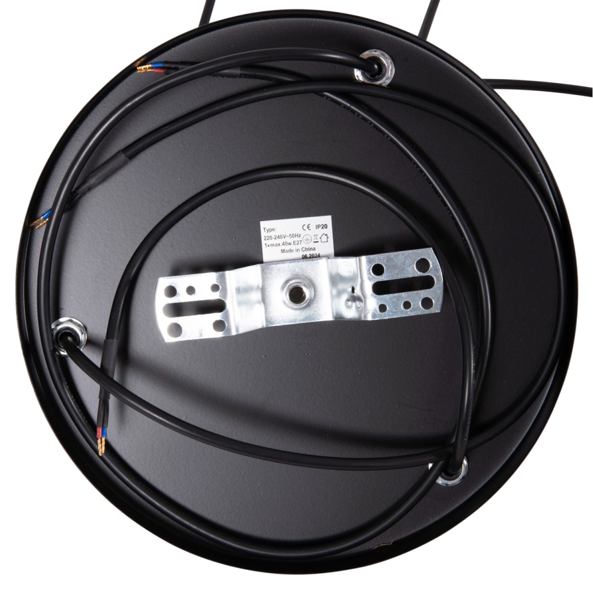 ΦΩΤΙΣΤΙΚΟ ΟΡΟΦΗΣ ΚΡΕΜΑΣΤΟ BIUT HM7528.11 ΜΑΥΡΟ ΜΕΤΑΛΛΟ-ΧΡΥΣΟ ΝΤΟΥΙ Φ23x139Υεκ.