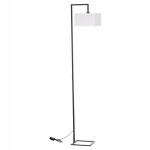 ΦΩΤΙΣΤΙΚΟ ΔΑΠΕΔΟΥ BRANS HM7532.11 ΜΕΤΑΛΛΟ ΜΑΥΡΟ--PVC ΛΕΥΚΟ ΚΑΠΕΛΟ 25x33x170Υεκ.