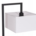 ΦΩΤΙΣΤΙΚΟ ΔΑΠΕΔΟΥ BRANS HM7532.11 ΜΕΤΑΛΛΟ ΜΑΥΡΟ--PVC ΛΕΥΚΟ ΚΑΠΕΛΟ 25x33x170Υεκ.