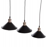 ΦΩΤΙΣΤΙΚΟ ΟΡΟΦΗΣ 3ΦΩΤΟ BELL HM7533.11 ΜΑΥΡΟ ΜΕΤΑΛΛΟ-ΧΑΛΚΙΝΟ ΝΤΟΥΙ Φ21,5x128Υεκ.