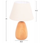 ΕΠΙΤΡΑΠΕΖΙΟ ΦΩΤΙΣΤΙΚΟ CONNI HM4710 ΕΚΡΟΥ ΚΑΠΕΛΟ-ΞΥΛΙΝΗ ΒΑΣΗ Φ23x34Υεκ.