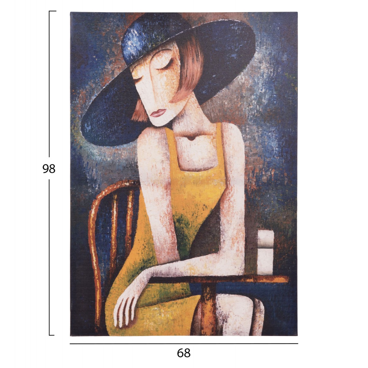 ΠΙΝΑΚΑΣ TOIXOY ΣΕΙΡΑ GOBI HM4771 ΕΚΤΥΠΩΜΕΝΟΣ ΚΑΜΒΑΣ 68x2,5(πάχος)x98Υεκ.