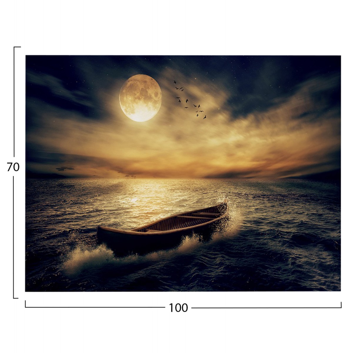 ΠΙΝΑΚΑΣ TOIXOY ΣΕΙΡΑ GOBI HM4785 ΕΚΤΥΠΩΜΕΝΟΣ ΚΑΜΒΑΣ 100x3(πάχος)x70Υεκ.