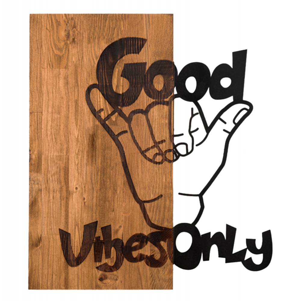 ΔΙΑΚΟΣΜΗΤΙΚΟ ΤΟΙΧΟΥ HM4810-ΜΕΤΑΛΛΟ ΣΕ ΜΑΥΡΟ-ΞΥΛΟ 50x3(βάθος)x58Υεκ.