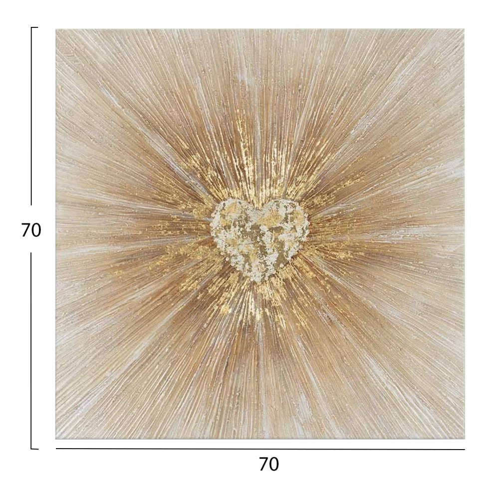 ΠΙΝΑΚΑΣ TOIXOY ΤΕΤΡΑΓΩΝΟΣ ΣΕΙΡΑ GOBI HM4854 ΕΚΤΥΠΩΜΕΝΟΣ ΚΑΜΒΑΣ 70x2,8(πάχος)x70Υεκ.