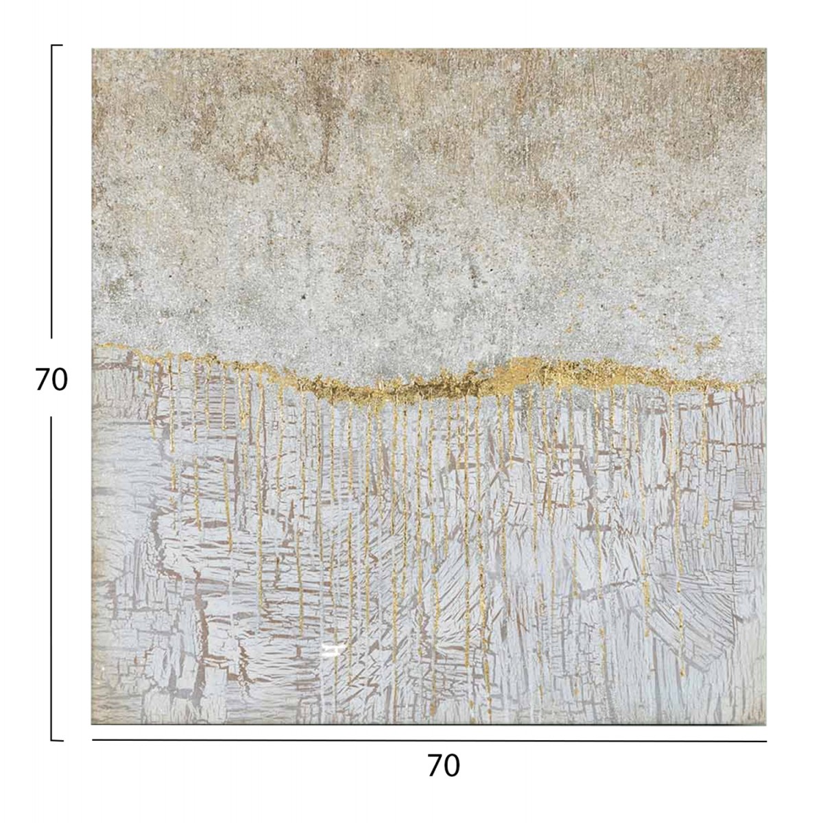 ΠΙΝΑΚΑΣ TOIXOY ΤΕΤΡΑΓΩΝΟΣ ΣΕΙΡΑ GOBI HM4855 ΕΚΤΥΠΩΜΕΝΟΣ ΚΑΜΒΑΣ 70x2,8(πάχος)x70Υεκ.