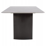 ΤΡΑΠΕΖΙ ΤΡΑΠΕΖΑΡΙΑΣ HEFF HM9766.01 12mm ΚΕΡΑΜΙΚΗ ΕΠΙΦΑΝΕΙΑ-MDF & ΜΕΤΑΛΛΟ 200x100x76Υεκ