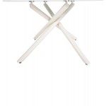 ΤΡΑΠΕΖΙ ΤΡΑΠΕΖΑΡΙΑΣ PRENTIS HM9770.01 12mmΚΕΡΑΜΙΚΟ ΛΕΥΚΟ ΜΑΡΜΑΡΟ-ΛΕΥΚΟ ΜΕΤΑΛΛΟ