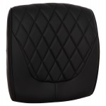 ΑΝΤΑΛΛΑΚΤΙΚO ΚΑΘΙΣΜΑ ΓΙΑ ΚΑΡΕΚΛΑ ΓΡΑΦΕΙΟΥ HM1098.01 ΜΑΥΡΟ PU 54x8x55εκ.