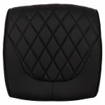 ΑΝΤΑΛΛΑΚΤΙΚO ΚΑΘΙΣΜΑ ΓΙΑ ΚΑΡΕΚΛΑ ΓΡΑΦΕΙΟΥ HM1098.01 ΜΑΥΡΟ PU 54x8x55εκ.