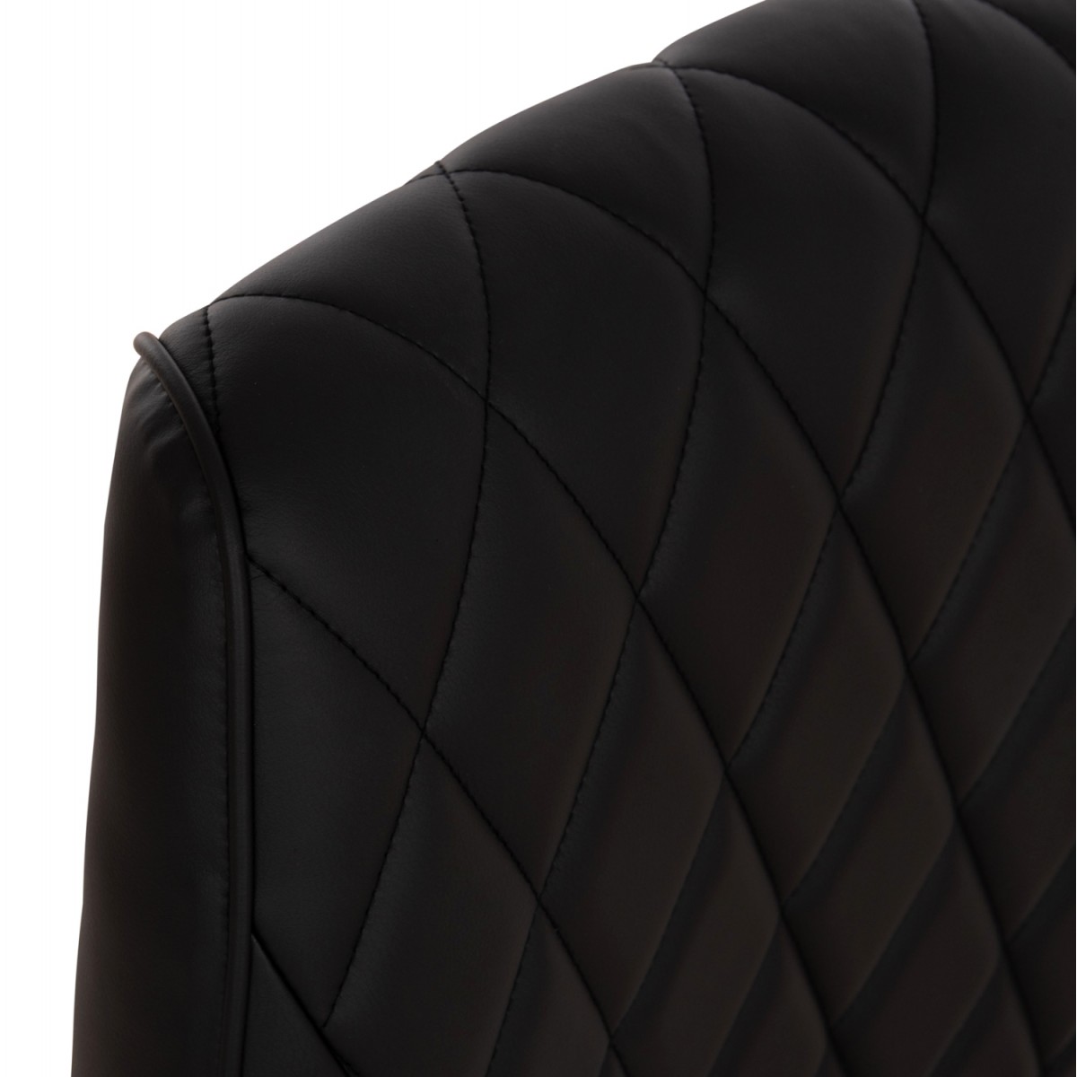 ΑΝΤΑΛΛΑΚΤΙΚO ΚΑΘΙΣΜΑ ΓΙΑ ΚΑΡΕΚΛΑ ΓΡΑΦΕΙΟΥ HM1098.01 ΜΑΥΡΟ PU 54x8x55εκ.