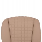 ΑΝΤΑΛΛΑΚΤΙΚO ΚΑΘΙΣΜΑ ΓΙΑ ΚΑΡΕΚΛΑ ΓΡΑΦΕΙΟΥ HM1097.07 ΚΑΠΟΥΤΣΙΝΟ PU 58x11x56εκ.