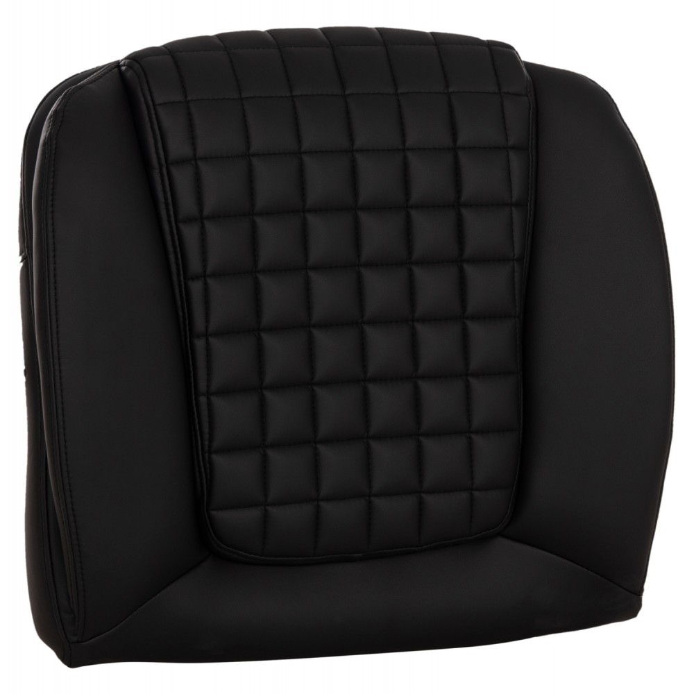 ΑΝΤΑΛΛΑΚΤΙΚO ΚΑΘΙΣΜΑ ΓΙΑ ΚΑΡΕΚΛΑ ΓΡΑΦΕΙΟΥ HM1097.01 ΜΑΥΡΟ PU 57x11x56εκ.