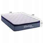 ΣΤΡΩΜΑ DREAMTOPIA, σειρά PRIVILEGE HM660.140 POCKET SPRING ΜΕ ΑΝΩΣΤΡΩΜΑ 140X200x29Υεκ.