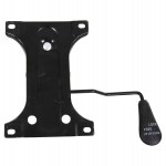 ΜΕΤΑΛΛΙΚΗ ΒΑΣΗ ΚΑΘΙΣΜΑΤΟΣ ΓΙΑ ΚΑΡΕΚΛΕΣ ΓΡΑΦΕΙΟΥ 22X15εκ HM11374