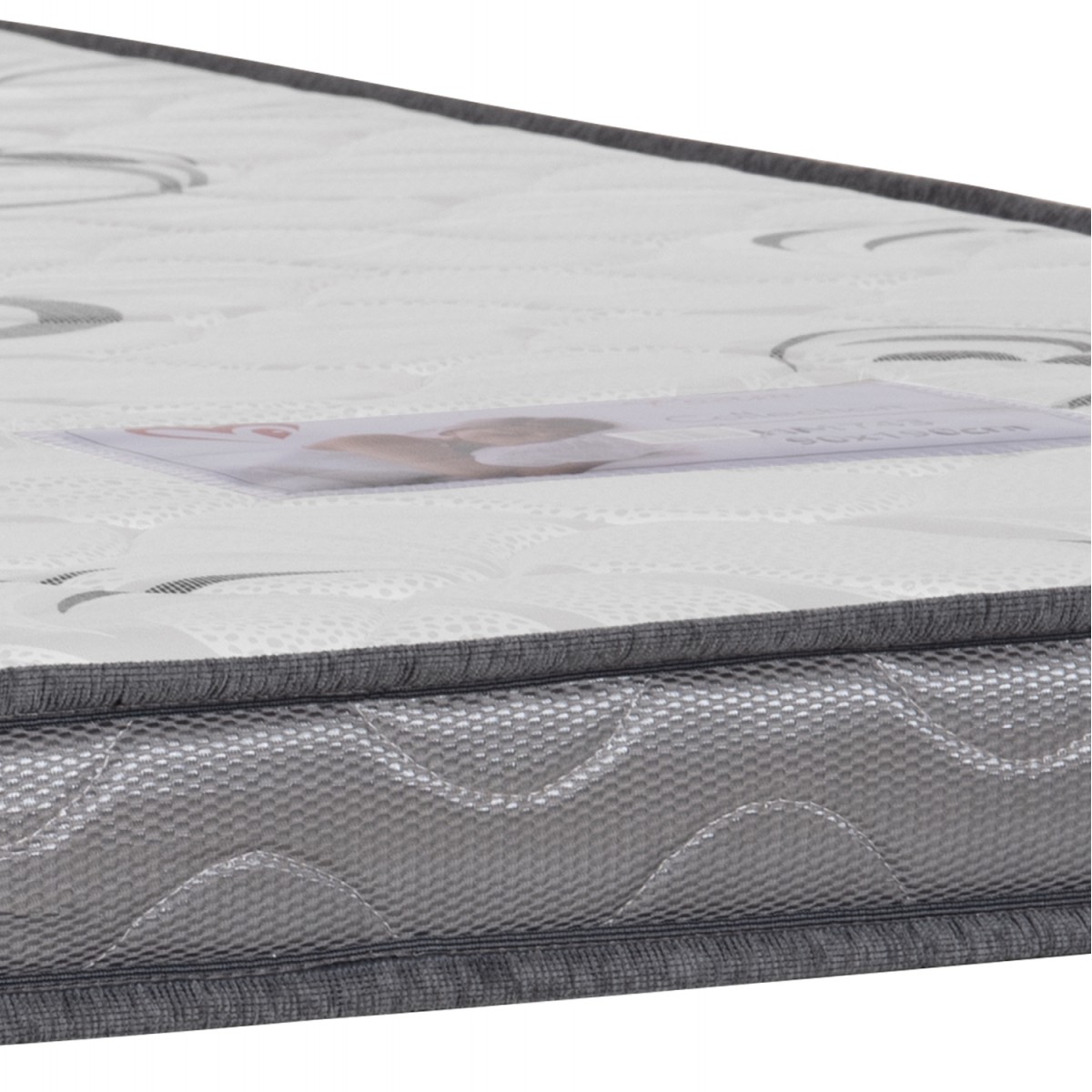 ΣΤΡΩΜΑ ΑΦΡΟΥ TRICO HM743 ΛΕΥΚΟ 90x190x10(πάχος)εκ.