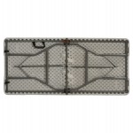 ΤΡΑΠΕΖΙ CATERING-ΣΥΝΕΔΡΙΟΥ HM5045 152x70x74 εκ. ΒΑΛΙΤΣΑ ΠΤΥΣΣΟΜΕΝΟ