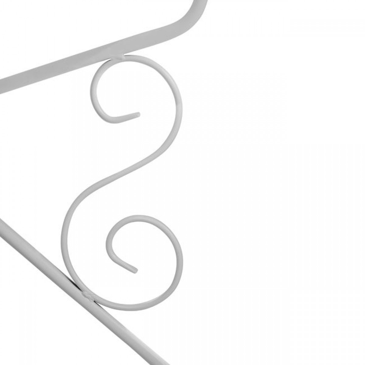 ΤΡΑΠΕΖΙ ΜΕΤΑΛΛΙΚΟ AMORE Φ95 ΑΣΠΡΟ HM5009.02