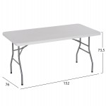 ΤΡΑΠΕΖΙ CATERING-ΣΥΝΕΔΡΙΟΥ HM5064 152Χ76Χ74 εκ. ΠΤΥΣΣΟΜΕΝΟ