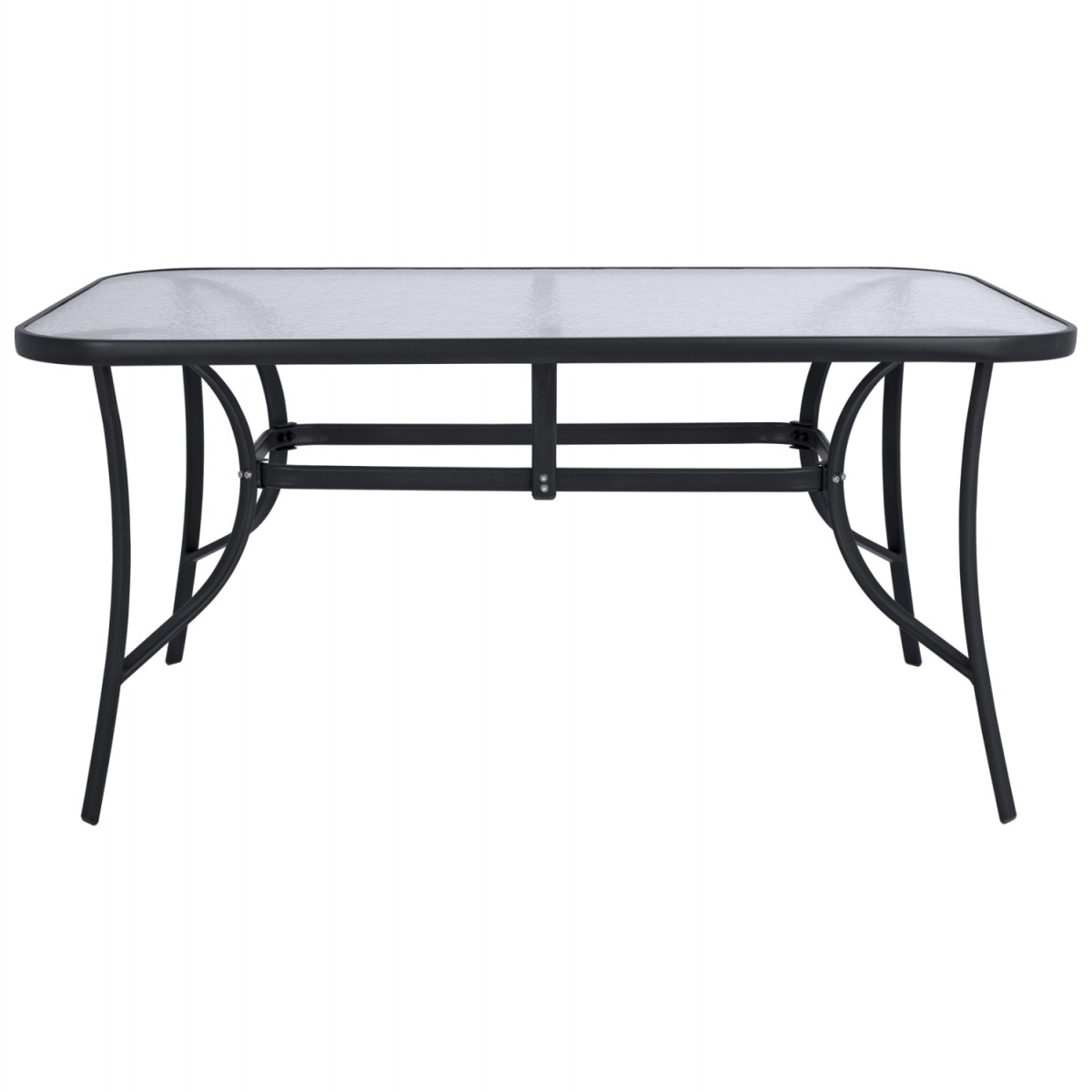 ΤΡΑΠΕΖΙ BRUNO 150X90Χ72Υεκ. ΓΚΡΙ ΜΕΤΑΛΛΙΚΟ ΜΕ ΓΥΑΛΙΝΗ ΕΠΙΦΑΝΕΙΑ HM5145.01