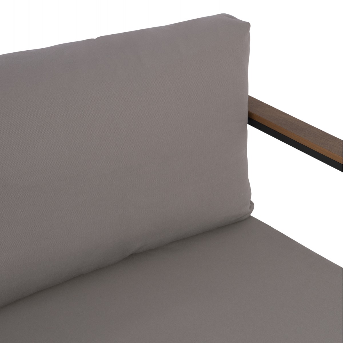 ΚΑΝΑΠΕΣ 2-ΘΕΣΙΟΣ SAFIYA HM5523.02 ΑΛΟΥΜΙΝΙΟ ΑΝΘΡΑΚΙ--ΓΚΡΙ ΜΑΞΙΛΑΡΙΑ 144x70x85Υεκ