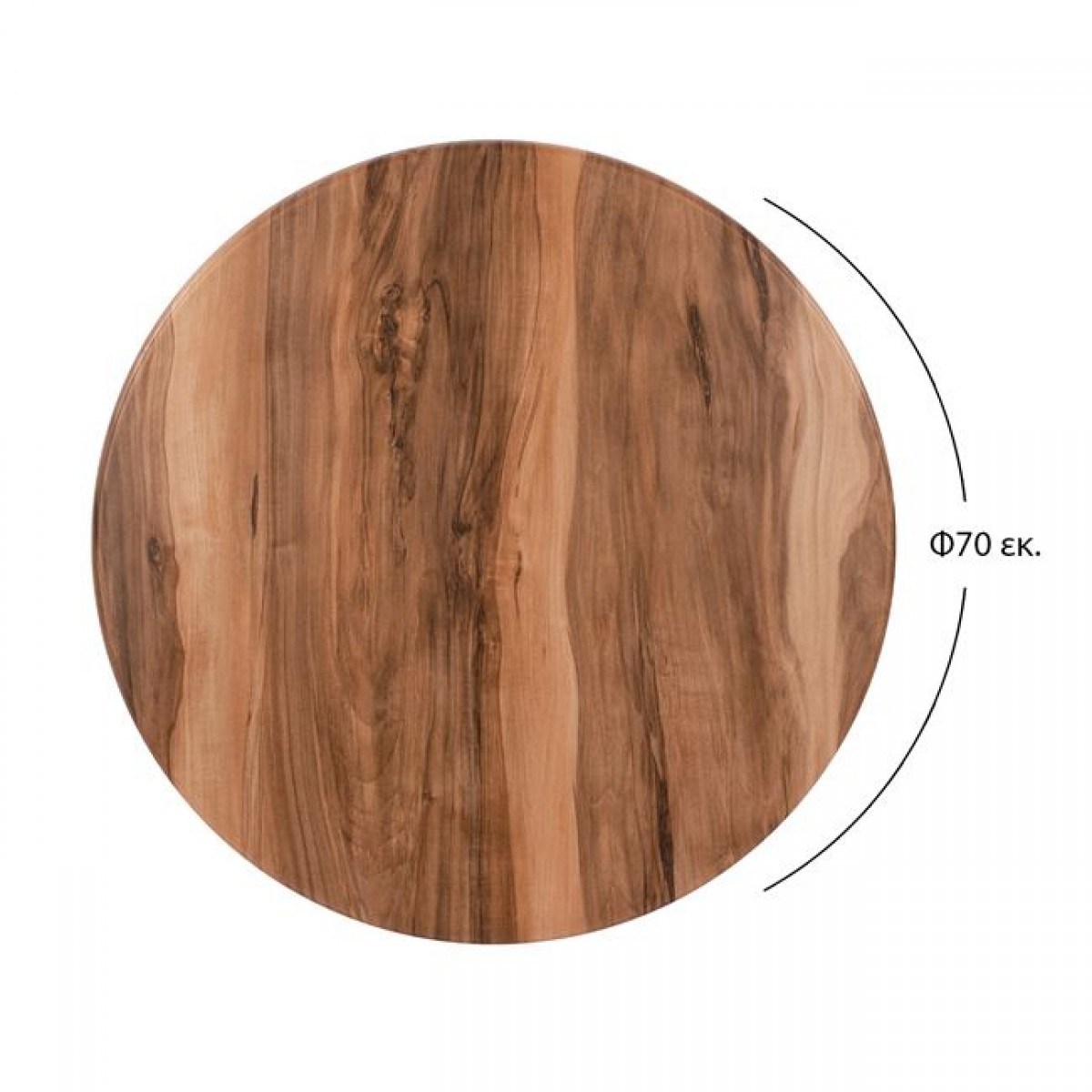 ΕΠΙΦΑΝΕΙΑ ΤΡΑΠΕΖΙΟΥ Φ70Χ2.5εκ. 525 WERZALIT INDIAN SESAMI HM5228.10