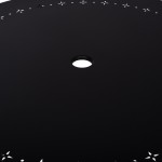 ΤΡΑΠΕΖΙ ΜΕΤΑΛΛΙΚΟ AMORE Φ95 ΜΑΥΡΟ HM5009.11