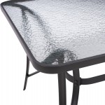 ΤΡΑΠΕΖΙ BRUNO 150X90Χ75Υεκ. ΜΕΤΑΛΛΙΚΟ ΟΡΘΟΓΩΝΙΟ ΓΚΡΙ ΜΕ ΤΡΥΠΑ ΟΜΠΡΕΛΑΣ Φ38  HM5145.11