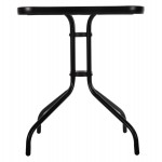 ΤΡΑΠΕΖΙ ΕΞΩΤ.ΧΩΡΟΥ FIGO HM5035.03 ΜΕΤΑΛΛΟ ΜΑΥΡΟ- ΓΥΑΛΙΝΗ ΕΠΙΦΑΝΕΙΑ 60Χ60Χ70Υεκ