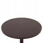 ΤΡΑΠΕΖΙ ΣΤΡΟΓΓΥΛΟ GOSS HM5974.02 ΑΛΟΥΜΙΝΙΟ ΚΑΦΕ Φ60x70Υεκ.