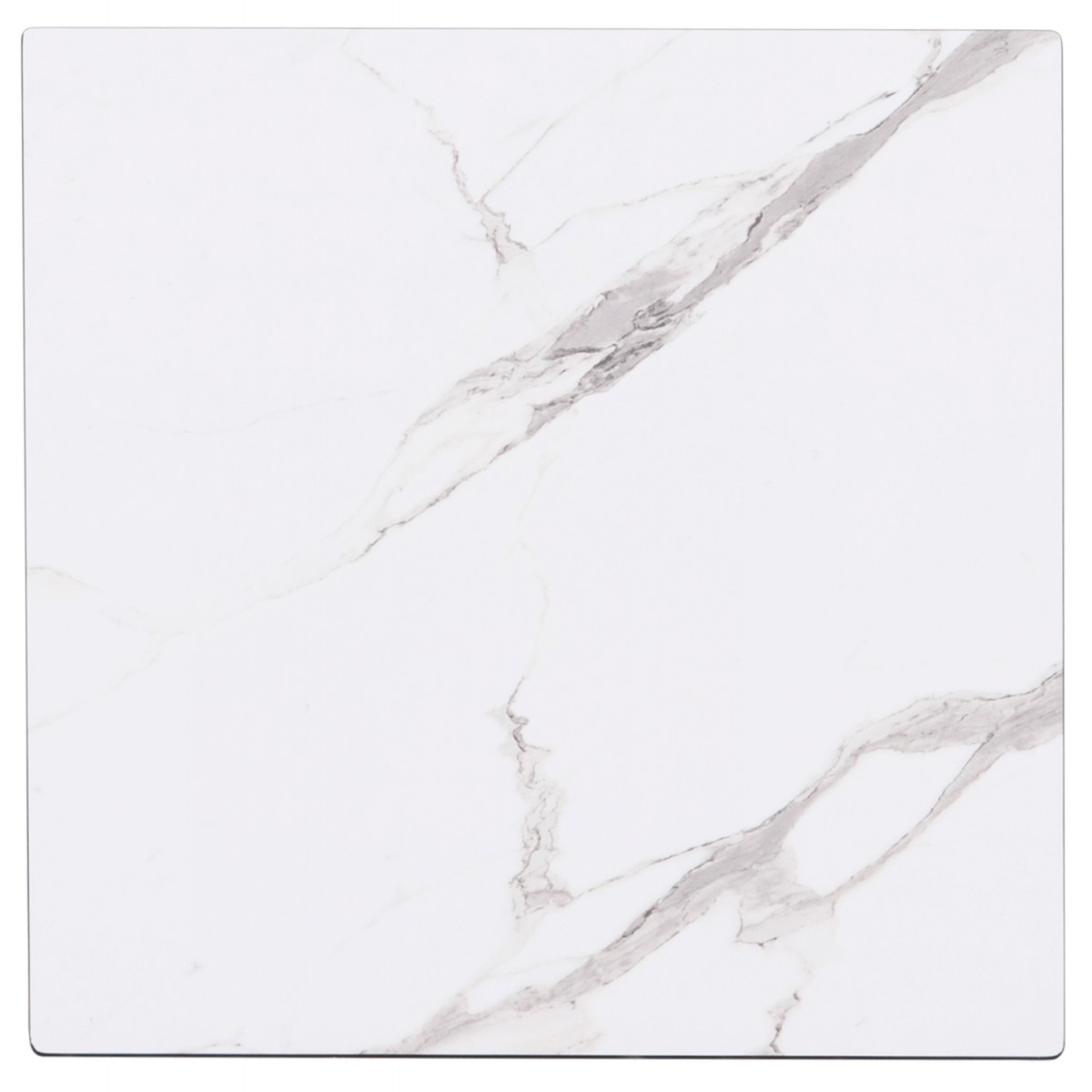 ΕΠΙΦΑΝΕΙΑ ΤΡΑΠΕΖΙΟΥ HPL GLOSSΥ HM6362.01 ΤΕΤΡΑΓΩΝΗ COMPACT ΛΕΥΚΟ ΜΑΡΜΑΡΟ 50x50x1.5εκ