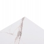 ΕΠΙΦΑΝΕΙΑ ΤΡΑΠΕΖΙΟΥ HPL GLOSSΥ HM6362.01 ΤΕΤΡΑΓΩΝΗ COMPACT ΛΕΥΚΟ ΜΑΡΜΑΡΟ 50x50x1.5εκ