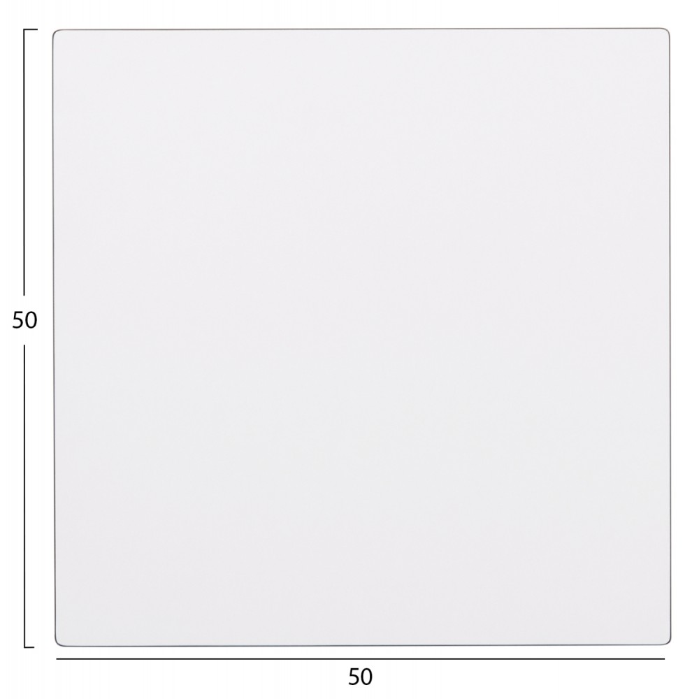 EΠΙΦΑΝΕΙΑ ΤΡΑΠΕΖΙΟΥ HPL HM6362.02 ΤΕΤΡΑΓΩΝΗ ΛΕΥΚΗ COMPACT 50X50X1.5εκ.