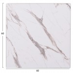 ΕΠΙΦΑΝΕΙΑ ΤΡΑΠΕΖΙΟΥ HPL GLOSSΥ HM6363.01 ΤΕΤΡΑΓΩΝΗ COMPACT ΛΕΥΚΟ ΜΑΡΜΑΡΟ 60x60x1.5εκ