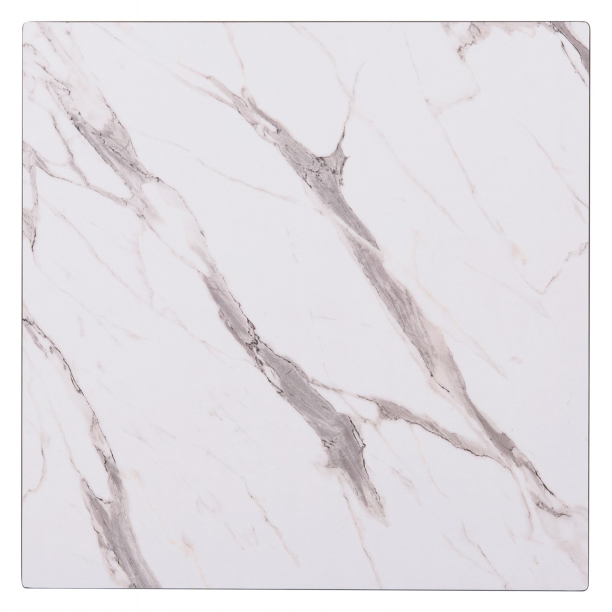 ΕΠΙΦΑΝΕΙΑ ΤΡΑΠΕΖΙΟΥ HPL GLOSSΥ HM6363.01 ΤΕΤΡΑΓΩΝΗ COMPACT ΛΕΥΚΟ ΜΑΡΜΑΡΟ 60x60x1.5εκ