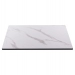 ΕΠΙΦΑΝΕΙΑ ΤΡΑΠΕΖΙΟΥ HPL GLOSSΥ HM6363.01 ΤΕΤΡΑΓΩΝΗ COMPACT ΛΕΥΚΟ ΜΑΡΜΑΡΟ 60x60x1.5εκ