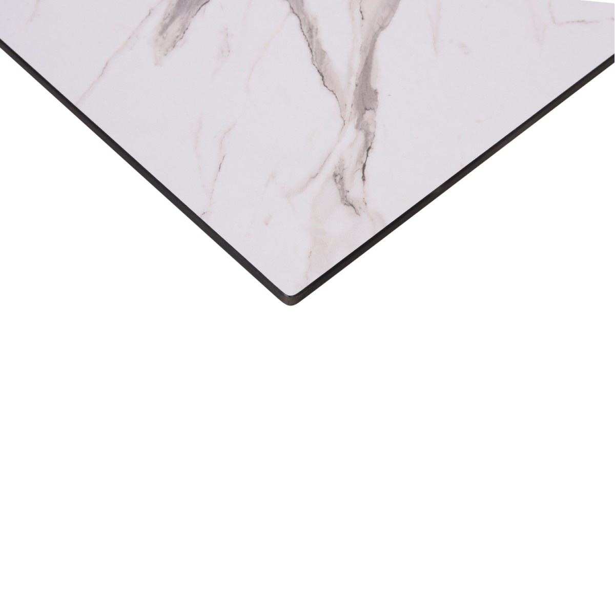 ΕΠΙΦΑΝΕΙΑ ΤΡΑΠΕΖΙΟΥ HPL GLOSSΥ HM6363.01 ΤΕΤΡΑΓΩΝΗ COMPACT ΛΕΥΚΟ ΜΑΡΜΑΡΟ 60x60x1.5εκ