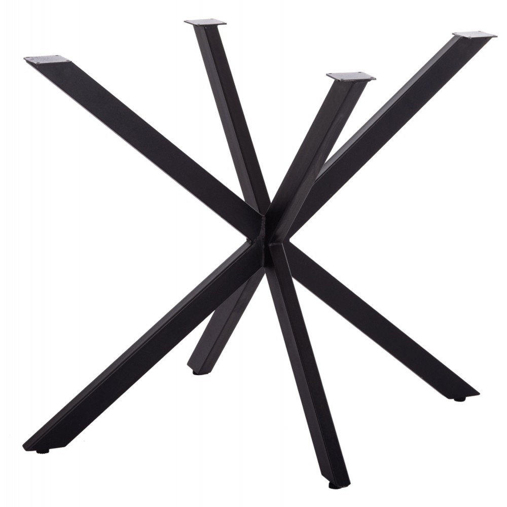 ΒΑΣΗ ΤΡΑΠΕΖΙΟΥ ΜΑΥΡΗ ΜΕΤΑΛΛΙΚΗ ΧΙΑΣΤΙ HM6255 ΓΙΑ ΕΠΙΦΑΝΕΙΑ 120Χ80εκ