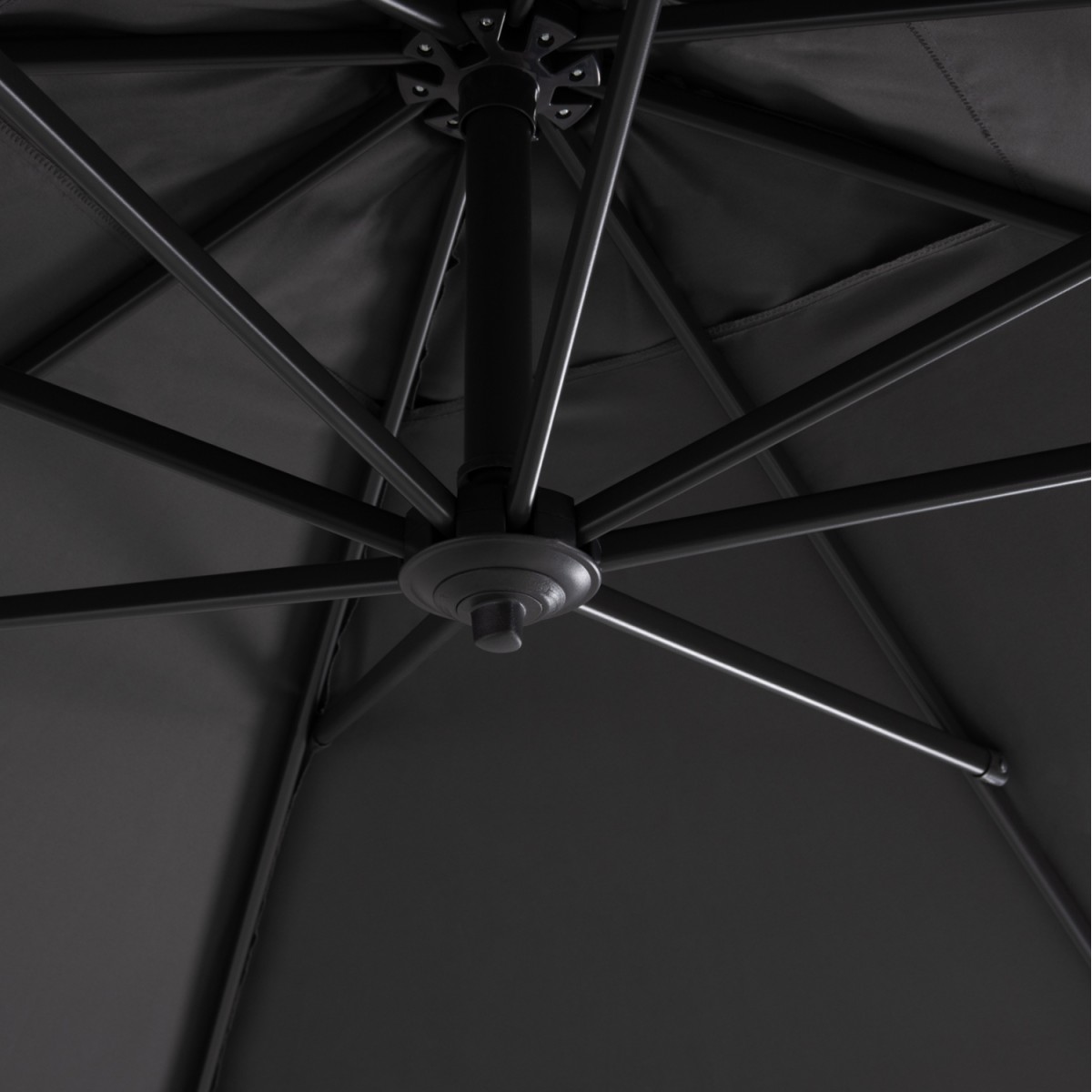 ΟΜΠΡΕΛΑ ΠΙΣΙΝΑΣ JAVANTE HM6623.01 ΓΚΡΙ ΑΛΟΥΜΙΝΙΟ & ΣΚΙΑΣΤΡΟ 2.7x2.7x2.7Yμ