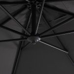 ΟΜΠΡΕΛΑ ΠΙΣΙΝΑΣ JAVANTE HM6623.01 ΓΚΡΙ ΑΛΟΥΜΙΝΙΟ & ΣΚΙΑΣΤΡΟ 2.7x2.7x2.7Yμ