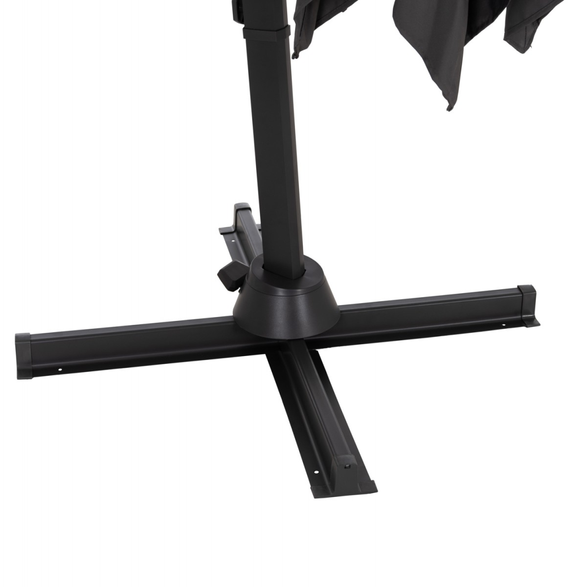 ΟΜΠΡΕΛΑ ΠΙΣΙΝΑΣ JAVANTE HM6623.01 ΓΚΡΙ ΑΛΟΥΜΙΝΙΟ & ΣΚΙΑΣΤΡΟ 2.7x2.7x2.7Yμ