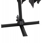 ΟΜΠΡΕΛΑ ΠΙΣΙΝΑΣ JAVANTE HM6623.01 ΓΚΡΙ ΑΛΟΥΜΙΝΙΟ & ΣΚΙΑΣΤΡΟ 2.7x2.7x2.7Yμ