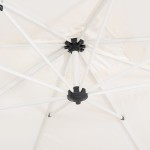 ΟΜΠΡΕΛΑ ΠΙΣΙΝΑΣ JAVANTE HM6623.02 ΛΕΥΚΟ ΑΛΟΥΜΙΝΙΟ & ΣΚΙΑΣΤΡΟ 2.7x2.7x2.7Yμ