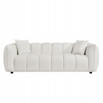 ΚΑΝΑΠΕΣ 3-ΘΕΣΙΟΣ LYKKE HM3323.02 ΕΚΡΟΥ ΥΦΑΣΜΑ 229x89x70Υεκ