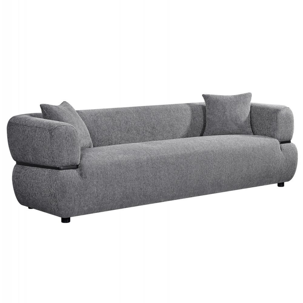 ΚΑΝΑΠΕΣ 3-ΘΕΣΙΟΣ ARCTIS HM3327.01 ΓΚΡΙ ΥΦΑΣΜΑ 229x88x88Υεκ.