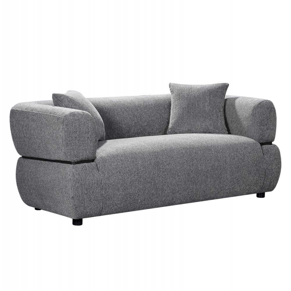 ΚΑΝΑΠΕΣ 2-ΘΕΣΙΟΣ ARCTIS HM3328.01 ΓΚΡΙ ΥΦΑΣΜΑ 169x88x88Υεκ.