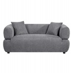 ΚΑΝΑΠΕΣ 2-ΘΕΣΙΟΣ ARCTIS HM3328.01 ΓΚΡΙ ΥΦΑΣΜΑ 169x88x88Υεκ.