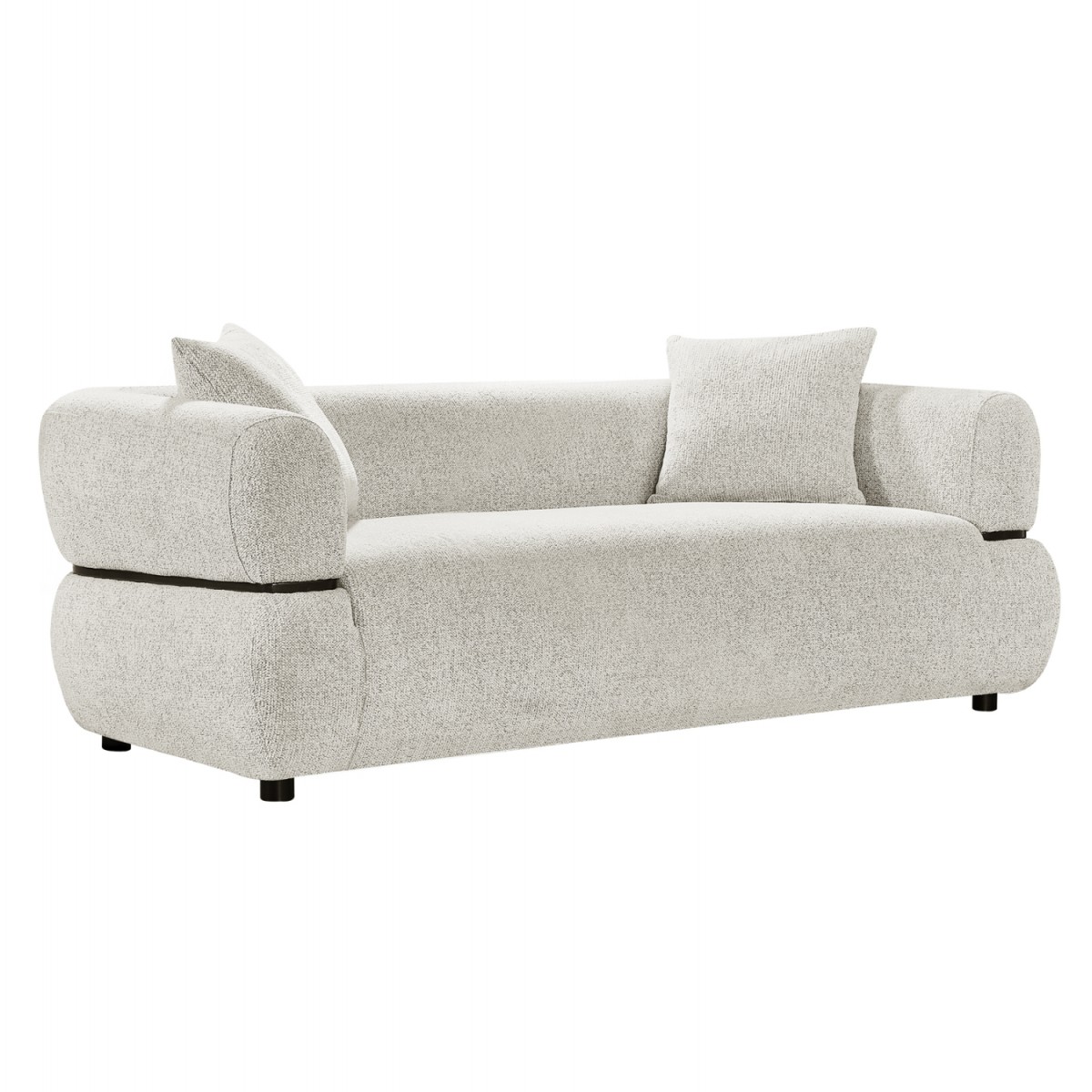 ΚΑΝΑΠΕΣ 2-ΘΕΣΙΟΣ ARCTIS HM3328.02 ΑΝΟΙΧΤΟ ΜΠΕΖ ΥΦΑΣΜΑ 169x88x88Υεκ.