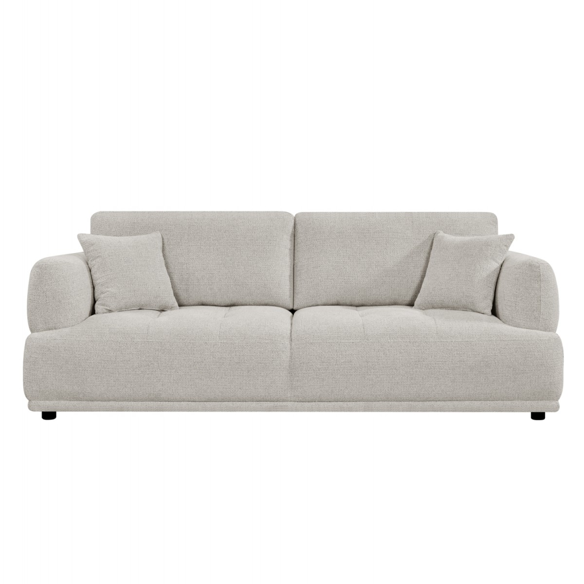 ΚΑΝΑΠΕΣ 3-ΘΕΣΙΟΣ STRUCTO HM3329.02 ΑΝΟΙΧΤΟ ΜΠΕΖ ΥΦΑΣΜΑ 227x94x88Υεκ.